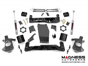 Chevrolet Silverado 1500 4WD Suspension Lift Kit w/ N3 Shocks - 5" Lift -  Aluminum Stamped Steel Control Arms
